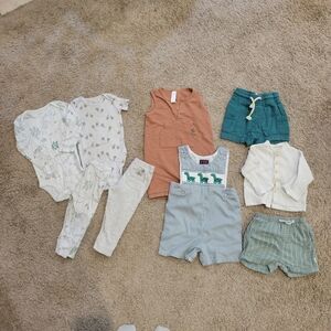 Carter's Kids Matching Sets - White, Green, Blue, Orange